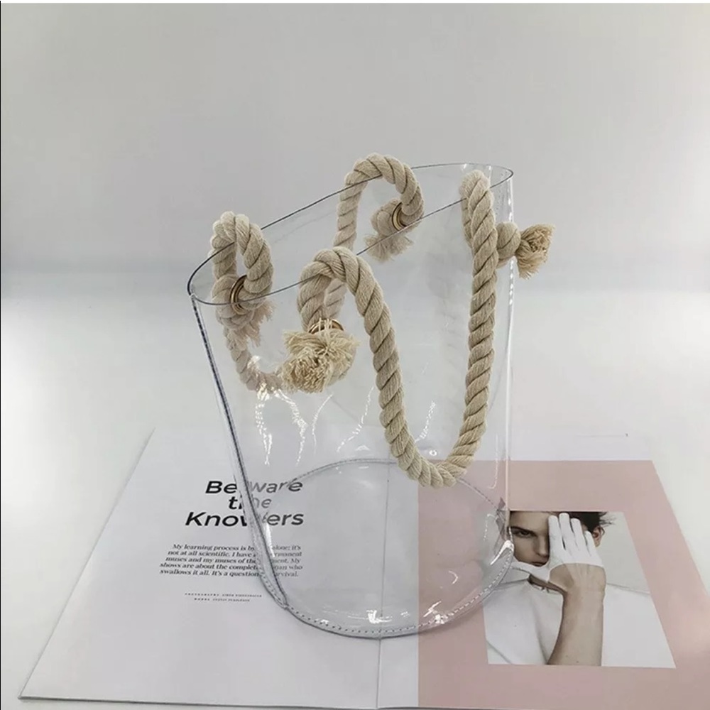 Chic Fashion Beach Clear Transparent twist knot - Picture 2 of 7